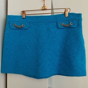 NWOT Aqua Zara tweed mini skirt